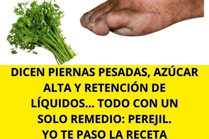 Infusión de Perejil: El Remedio Natural de la Abuela para Piernas Pesadas