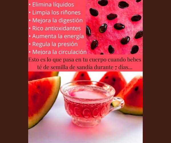 Té de semilla de sandía