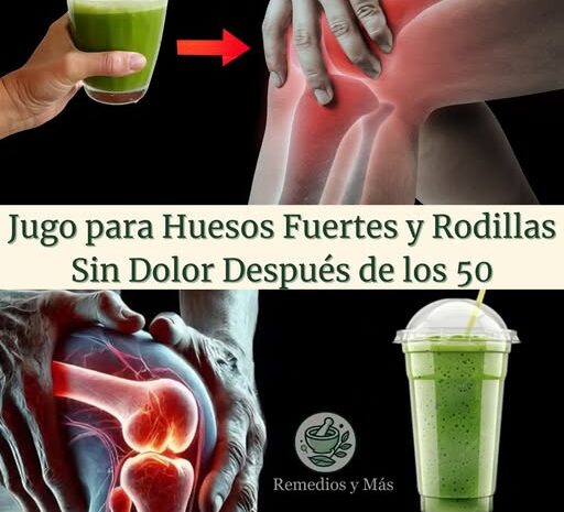 Jugo Natural para Huesos Fuertes y Rodillas Sin Dolor Después de los 50