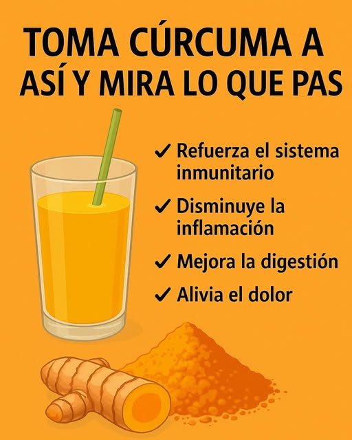 Bebida de cúrcuma