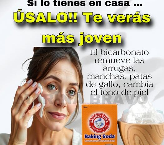 Elimina Arrugas y Rejuvenece tu Piel con Bicarbonato de Sodio: El Secreto Natural para un Cutis Radiante