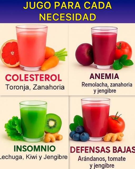 Jugo natural para anemia