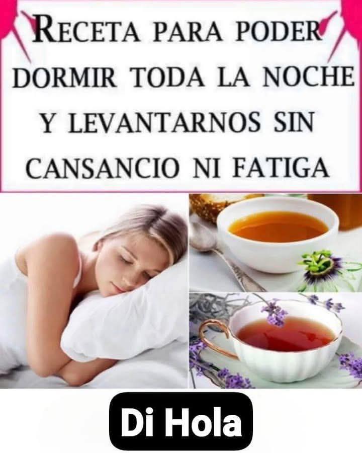 Infusiones para dormir mejor