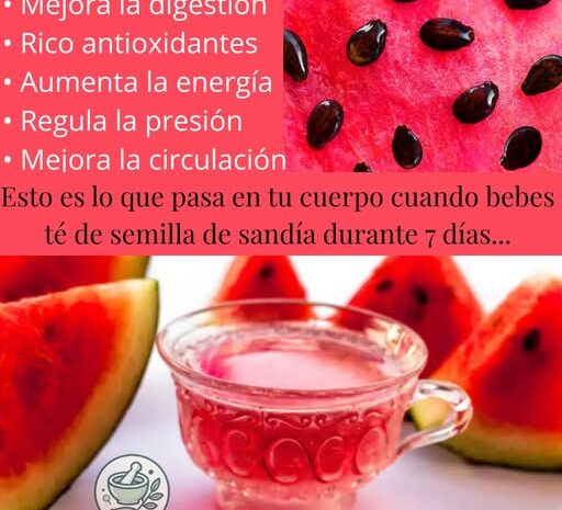 Beneficios del Té de Semilla de Sandía para la Salud