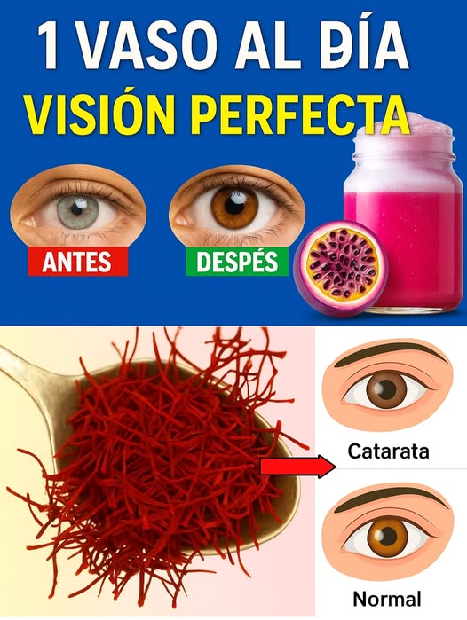 Bebida de Azafrán para la salud ocular