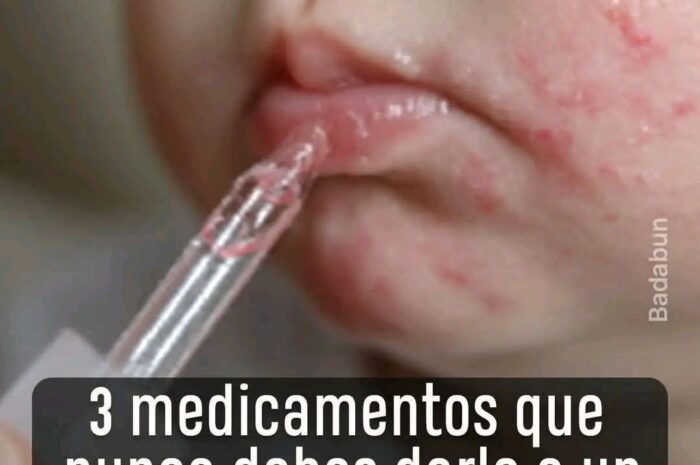 3 Medicamentos Que Nunca Debes Darle A Un Menor De Edad