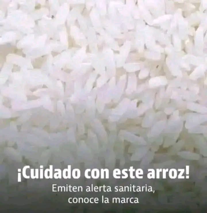 Alerta sanitaria sobre el arroz