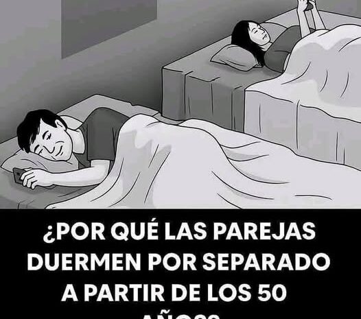 ¿Por qué muchas parejas duermen por separado a partir de los 50 años?