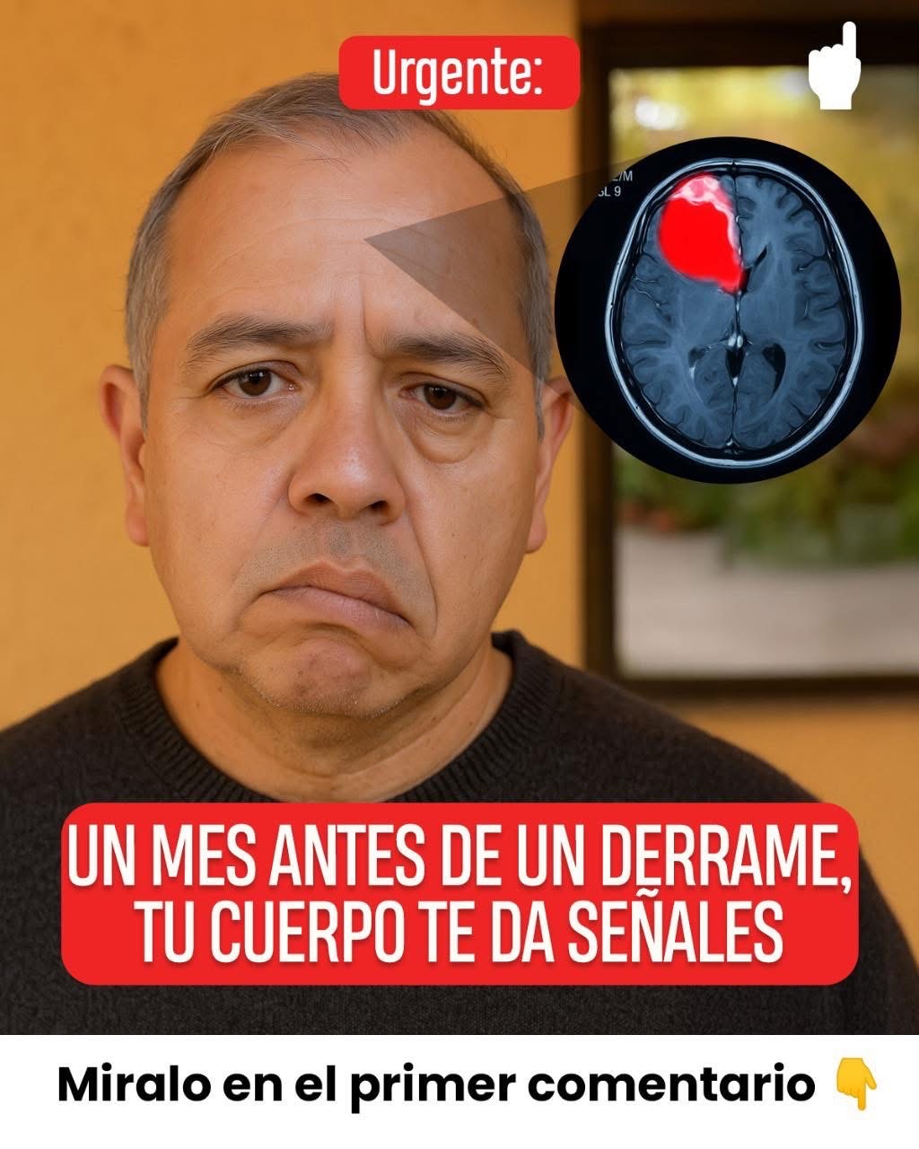 Ilustración de un cerebro con indicaciones de riesgo