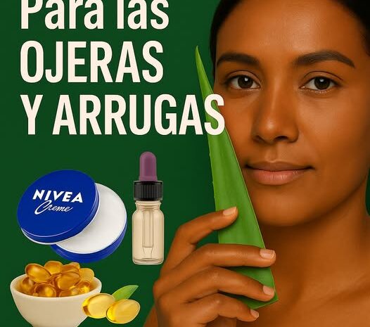 Elimina Ojeras y Líneas Finas: Mezcla Casera de Nivea, Vitamina E y Aloe Vera