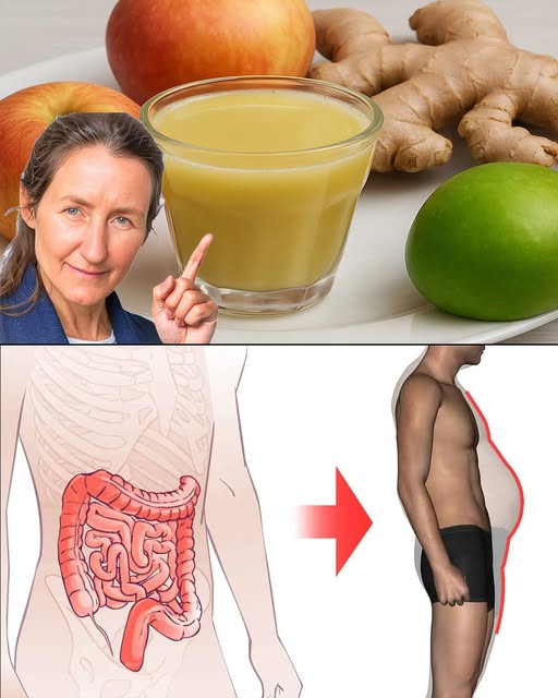 Jugo Detox de Manzana, Jengibre y Lima