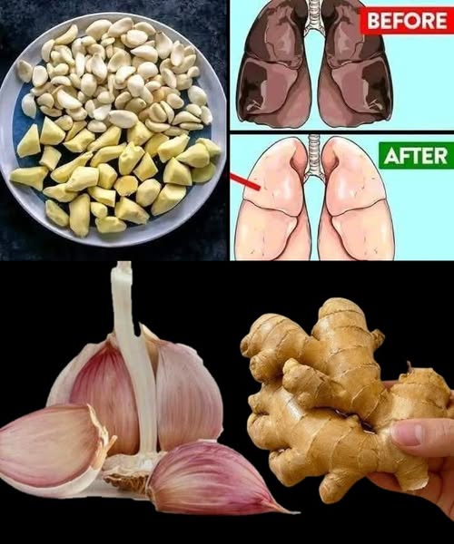 Ajo y Jengibre beneficiosos para los pulmones
