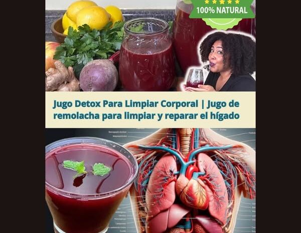 Jugo Detox de Remolacha: Limpia y Repara Tu Hígado