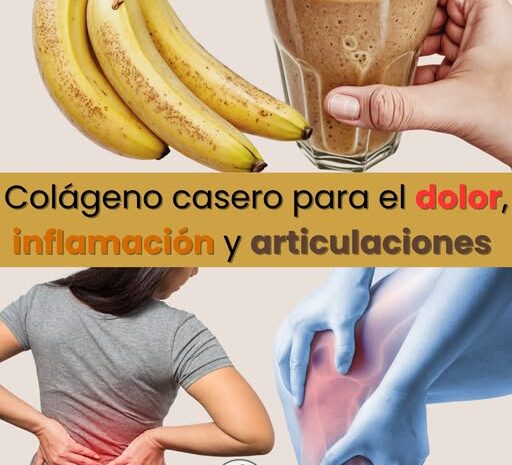 Colágeno Casero para Aliviar Dolor, Inflamación y Cuidado de las Articulaciones