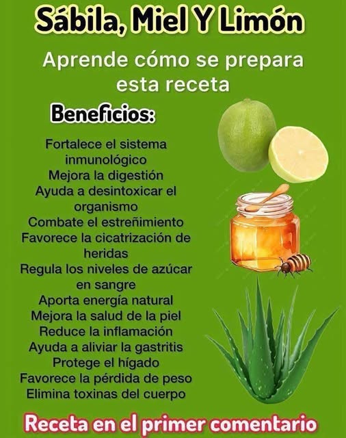 Sábila, Miel y Limón