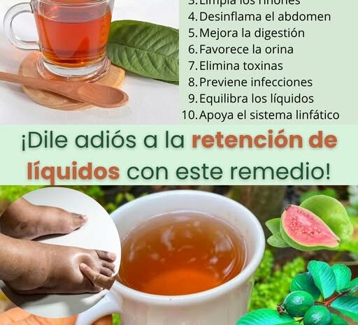 El Poder de las Hojas de Guayaba contra la Retención de Líquidos y Piernas Cansadas