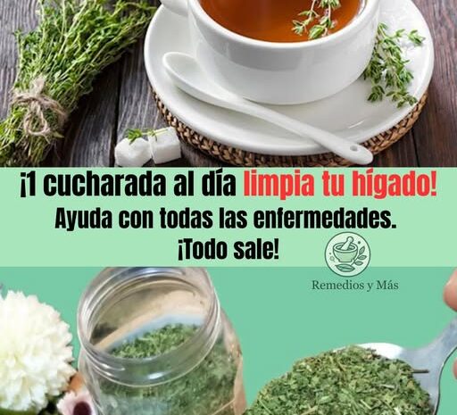 ¡Limpia Tu Hígado con Solo Una Cucharada al Día!