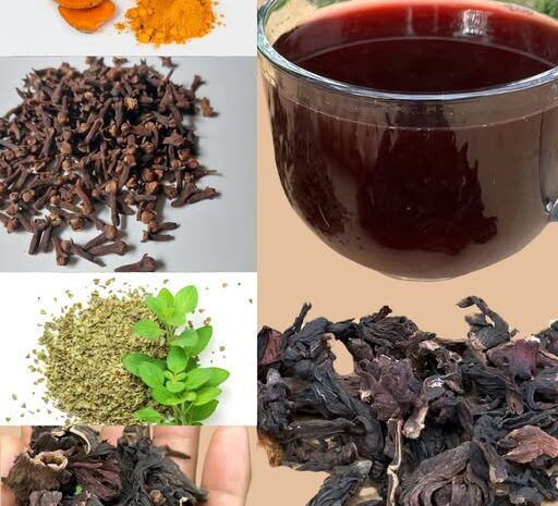 Infusión Natural para la Presión y la Inflamación con Solo 4 Ingredientes