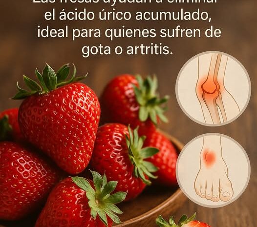 El Secreto de las Fresas: Un Aliado Natural para una Sangre Limpia y Articulaciones Sanas