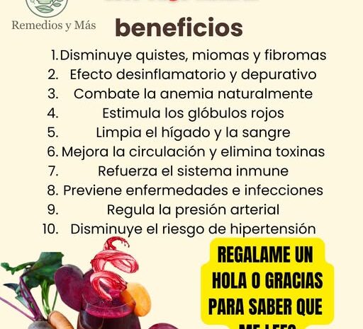 Jugo Natural para Eliminar Anemia, Quistes y Miomas: ¡Descubre sus Beneficios!