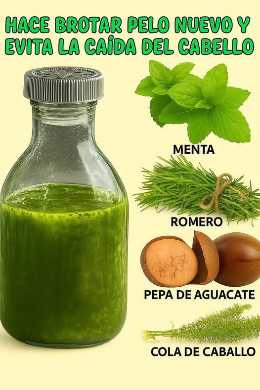 Tónico natural para el cabello