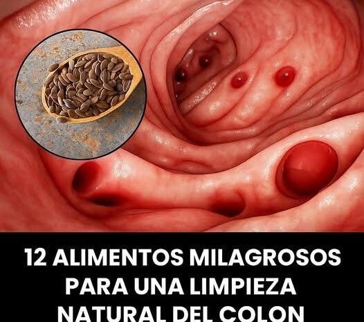 12 Alimentos Milagrosos para una Limpieza Natural del Colon