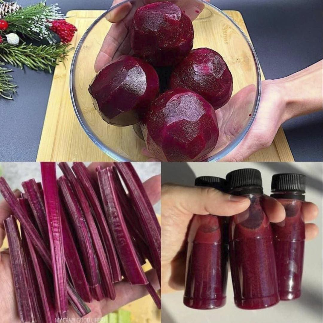 Proceso de preparación de jugo de remolacha
