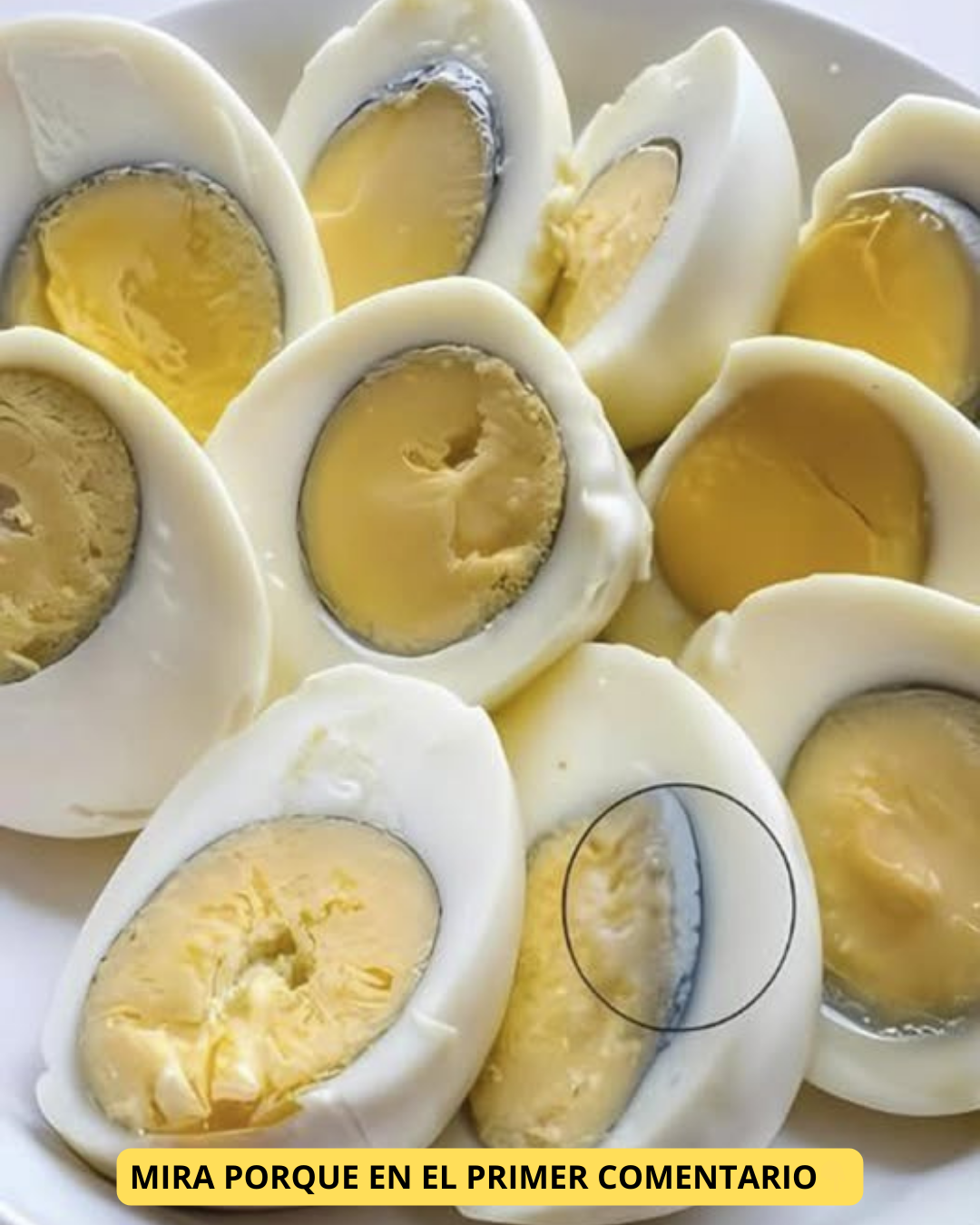 Huevos duros con clavo de olor