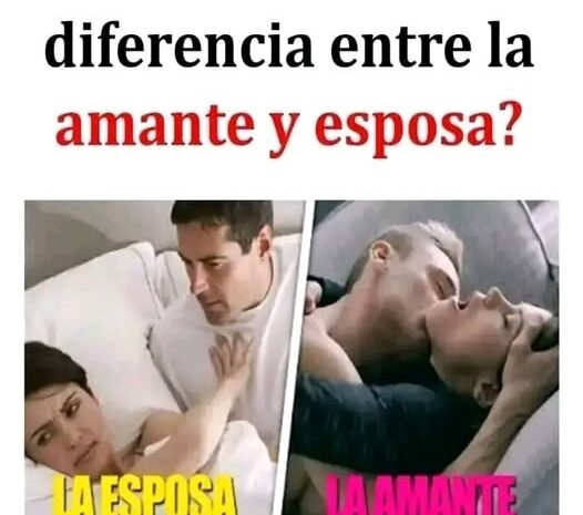 Diferencias Humorísticas: La Esposa vs. La Amante