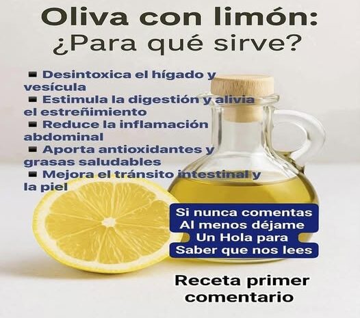 Los Increíbles Beneficios de Mezclar Aceite de Oliva y Limón