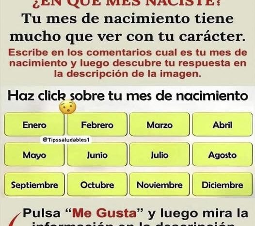 ¿Qué Dice Tu Mes de Nacimiento Sobre Tu Personalidad?