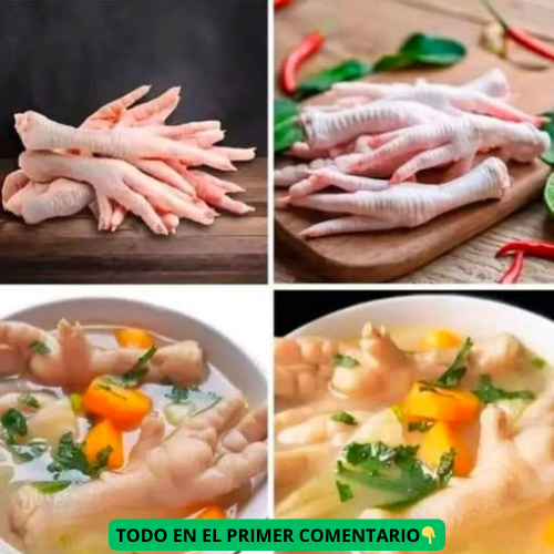 Sopa de patas de pollo