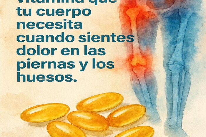 La Vitamina Esencial para Combatir el Dolor en Piernas y Huesos