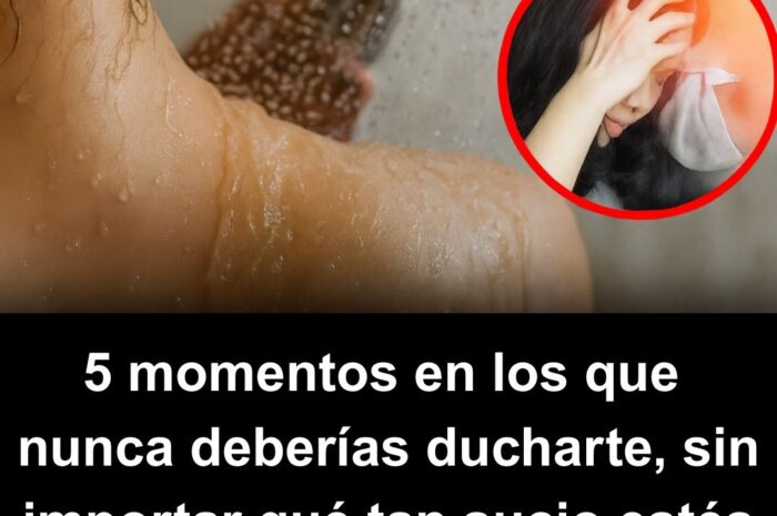5 Momentos en los que Nunca Deberías Ducharte para Cuidar tu Salud