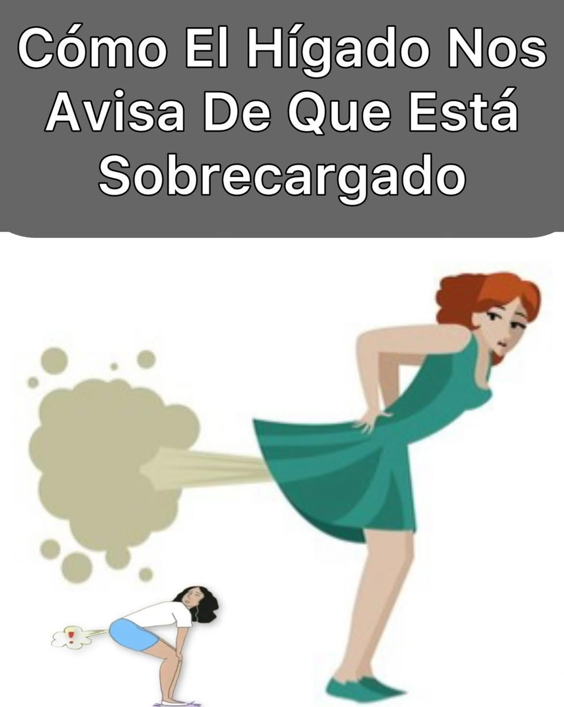 Síntomas de sobrecarga del hígado