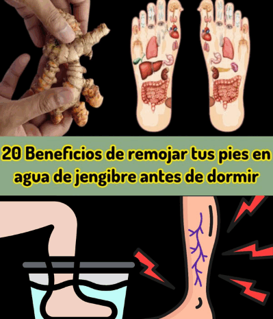 Baño de Pies con Jengibre: Alivio Natural y Desintoxicación