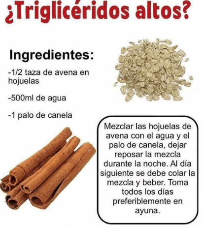 Controla los Triglicéridos Altos con Esta Sencilla Receta Natural