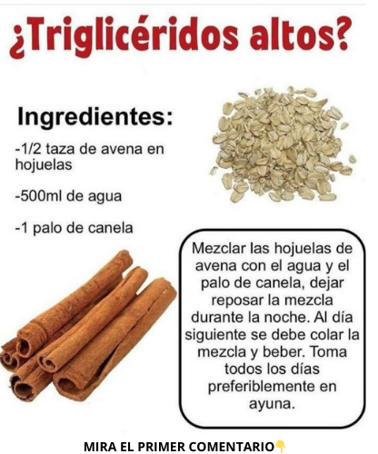 Receta de Avena y Canela