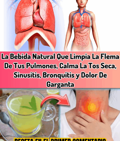Bebida Natural para la Salud Pulmonar y Alivio de la Tos