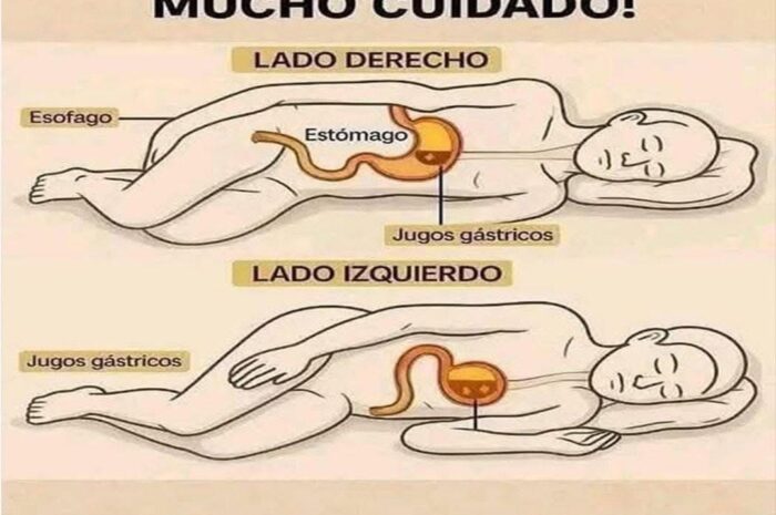 ¿Por qué dormir del lado derecho puede afectar tu salud digestiva?