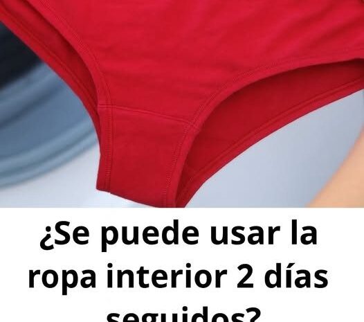 ¿Es Seguro Usar la Ropa Interior Dos Días Seguidos? Descúbrelo Aquí