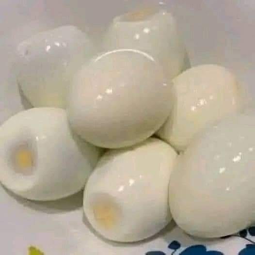 Claras de huevo cocidas