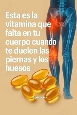 La Vitamina Esencial para Combatir el Dolor en Piernas y Huesos