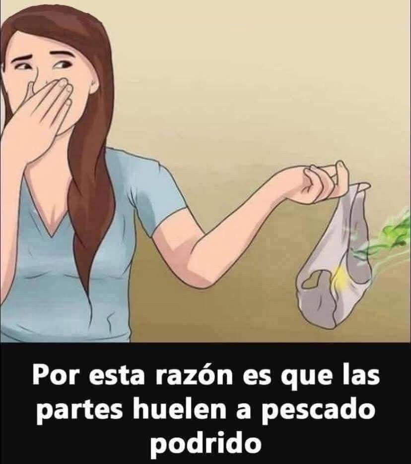 Ilustración sobre olor desagradable
