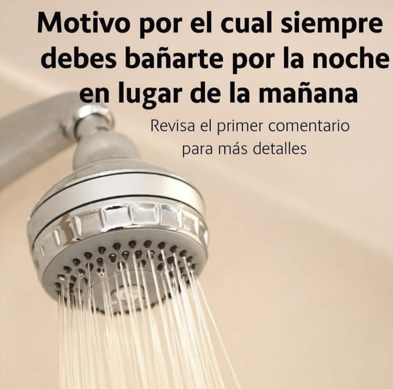 Ducha con agua corriendo
