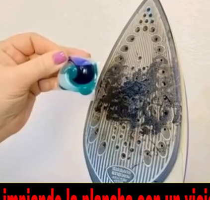 Limpieza de plancha con truco de la abuela