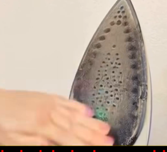 Truco para limpiar la plancha