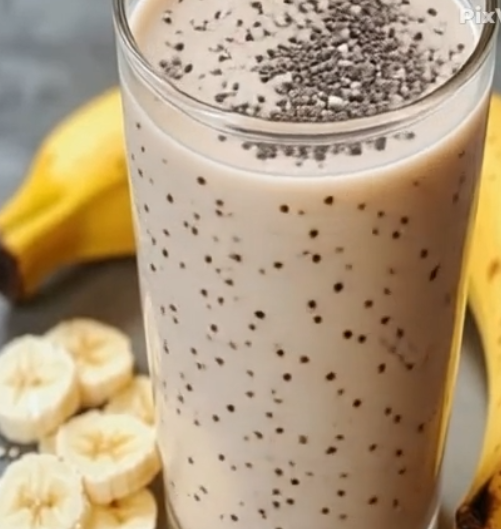 Jugo de chía y banana
