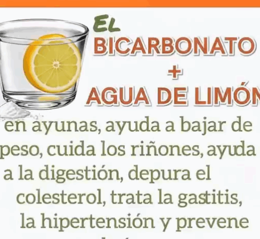 Bicarbonato de Sodio y Agua de Limón en Ayunas: Un Remedio Natural Efectivo