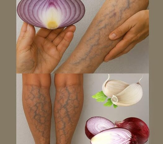 Eliminador Natural de Venas: Beneficios de la Cebolla y el Ajo para las Várices